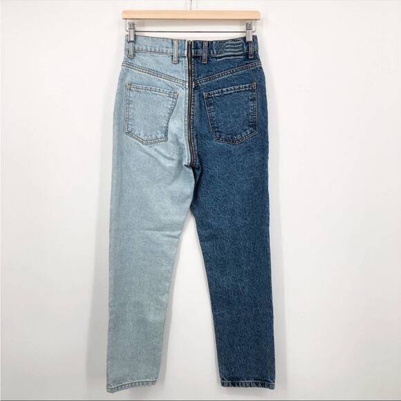 Revice Yin Yang Crops in Tokyo Wash Jeans Two-Tone Denim 26 NEW - Picture 2 of 10
